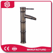 new design bamboo shape ceramic luxury basin faucet waterfall brass basin faucet